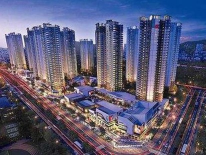 济南魅力之城夜景图 